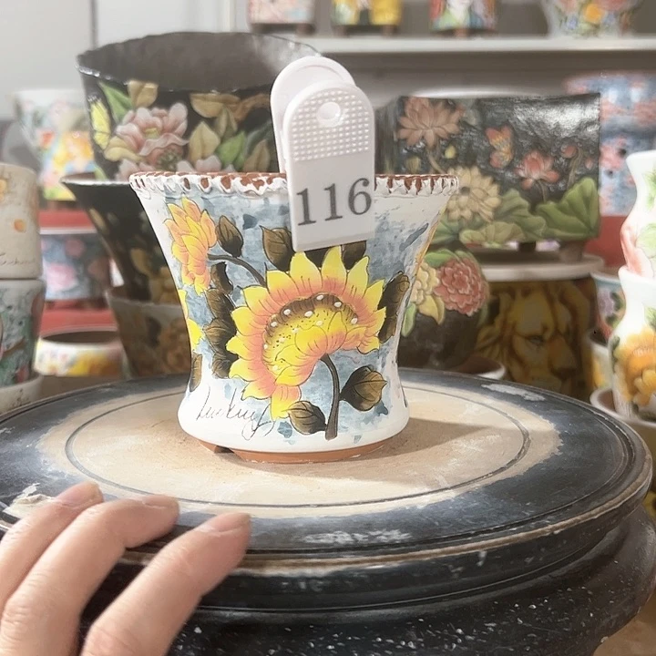 景德镇市昌江区手绘花盆满38包邮