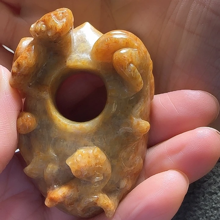 和田玉车挂未镶嵌