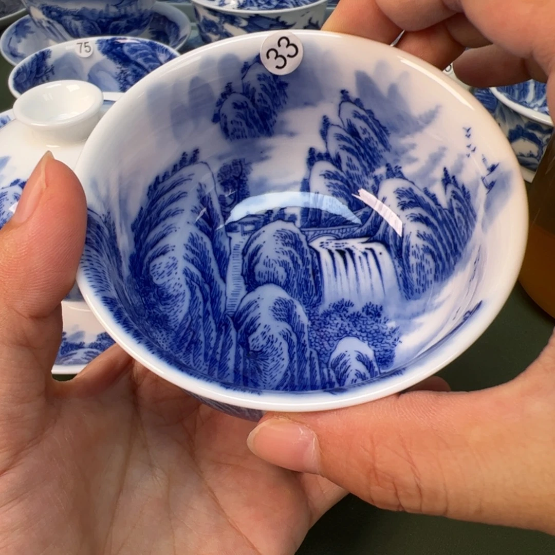 木木景德镇纯手工纯手绘茶具33