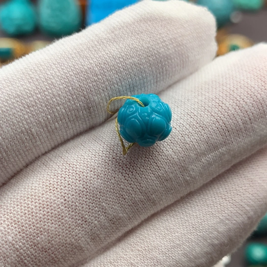 绿松石未镶嵌绿松石8mm