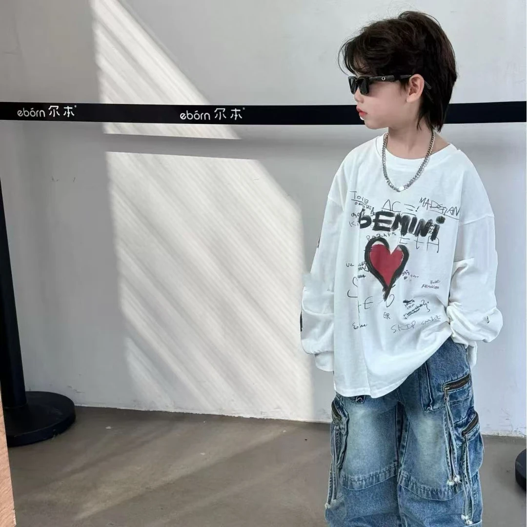 406326《现》优选韩版儿童休闲舒适时尚洋气百搭秋款长袖