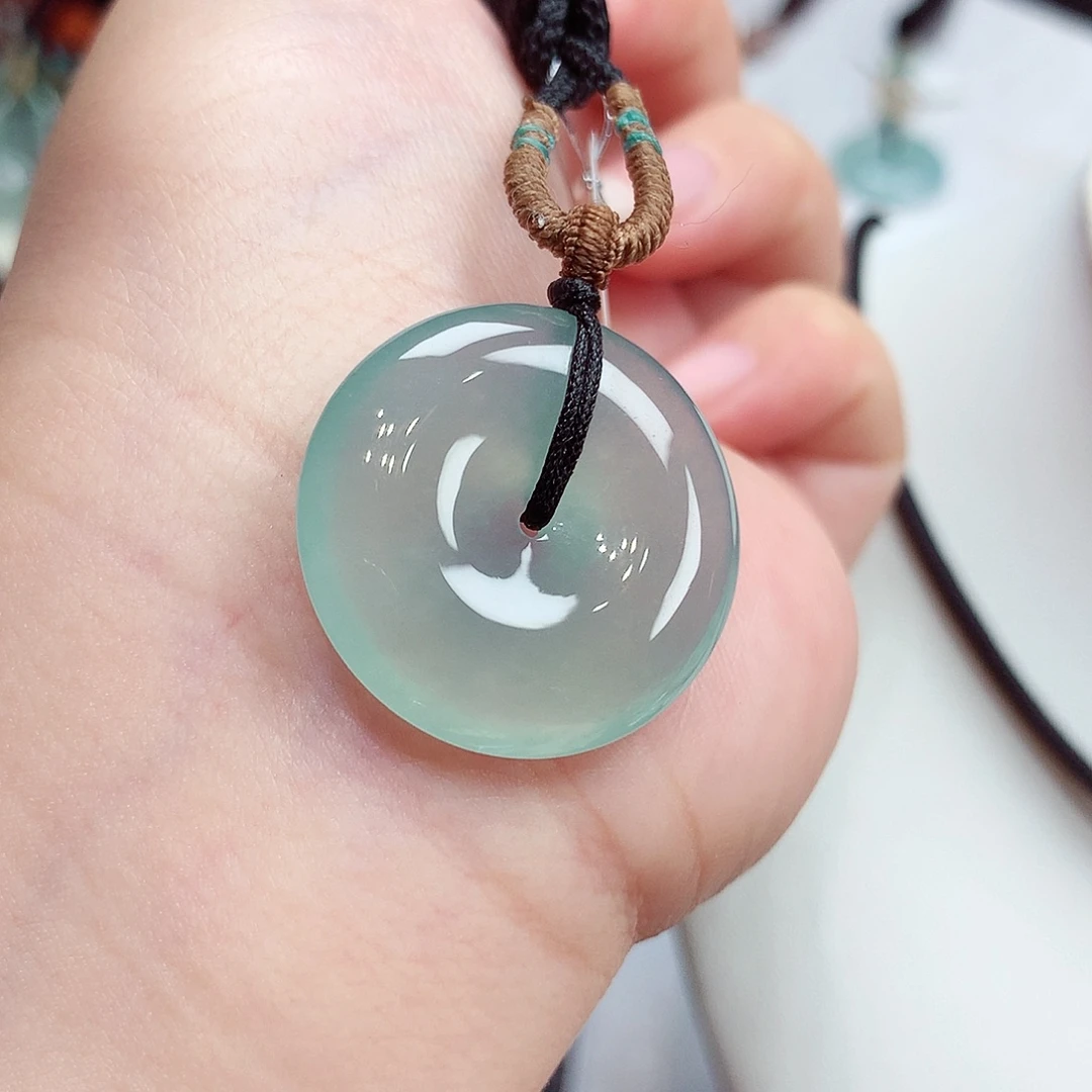 翡翠未镶嵌颈饰翡翠48，25/5.4