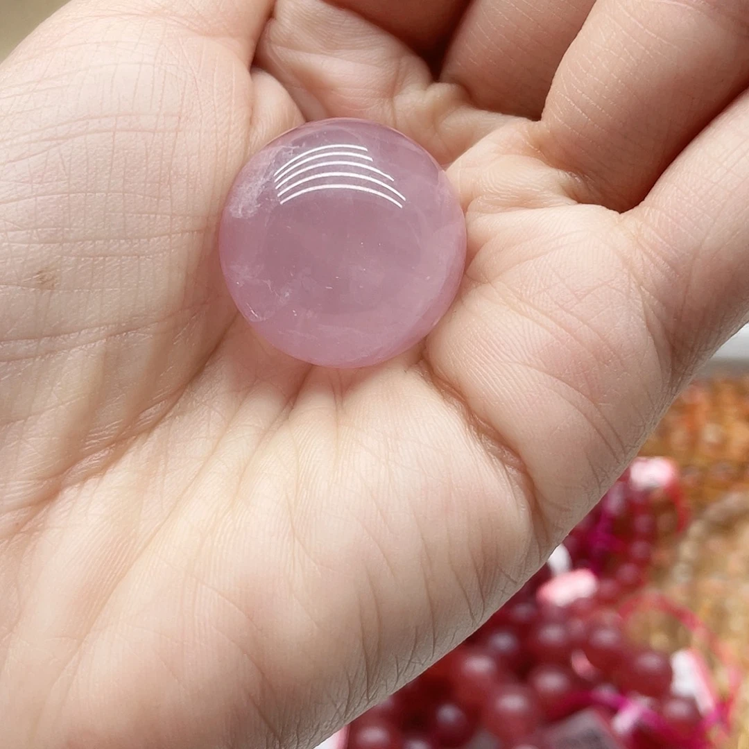 水晶手链未镶嵌粉水球