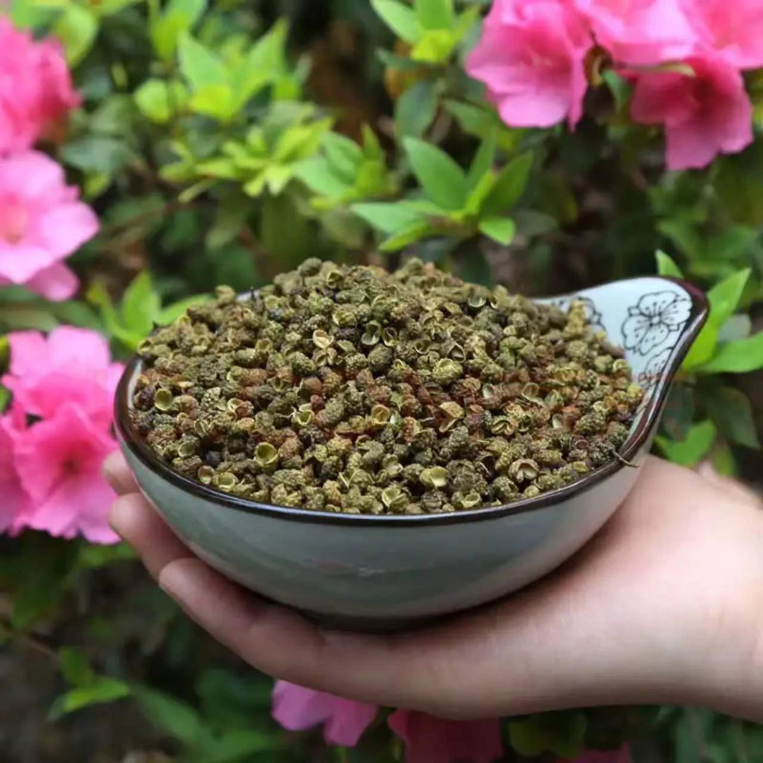自家自然晒干干花椒青花椒粒净重100克