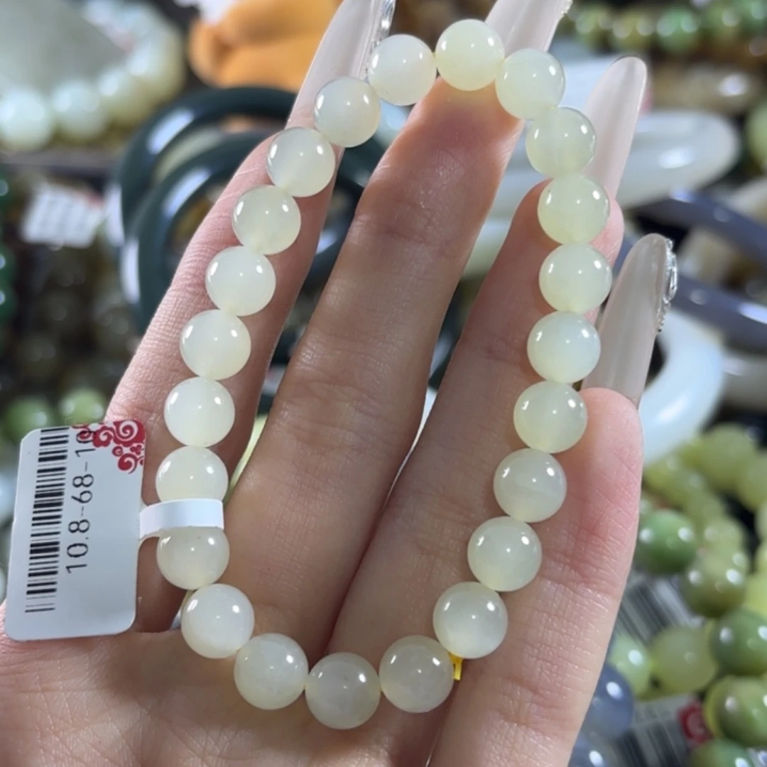 和田玉未镶嵌手链7