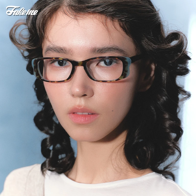 Fakeme2025（达人专属）新品轻奢简约高质感蝶形方框光学镜女 Liang
