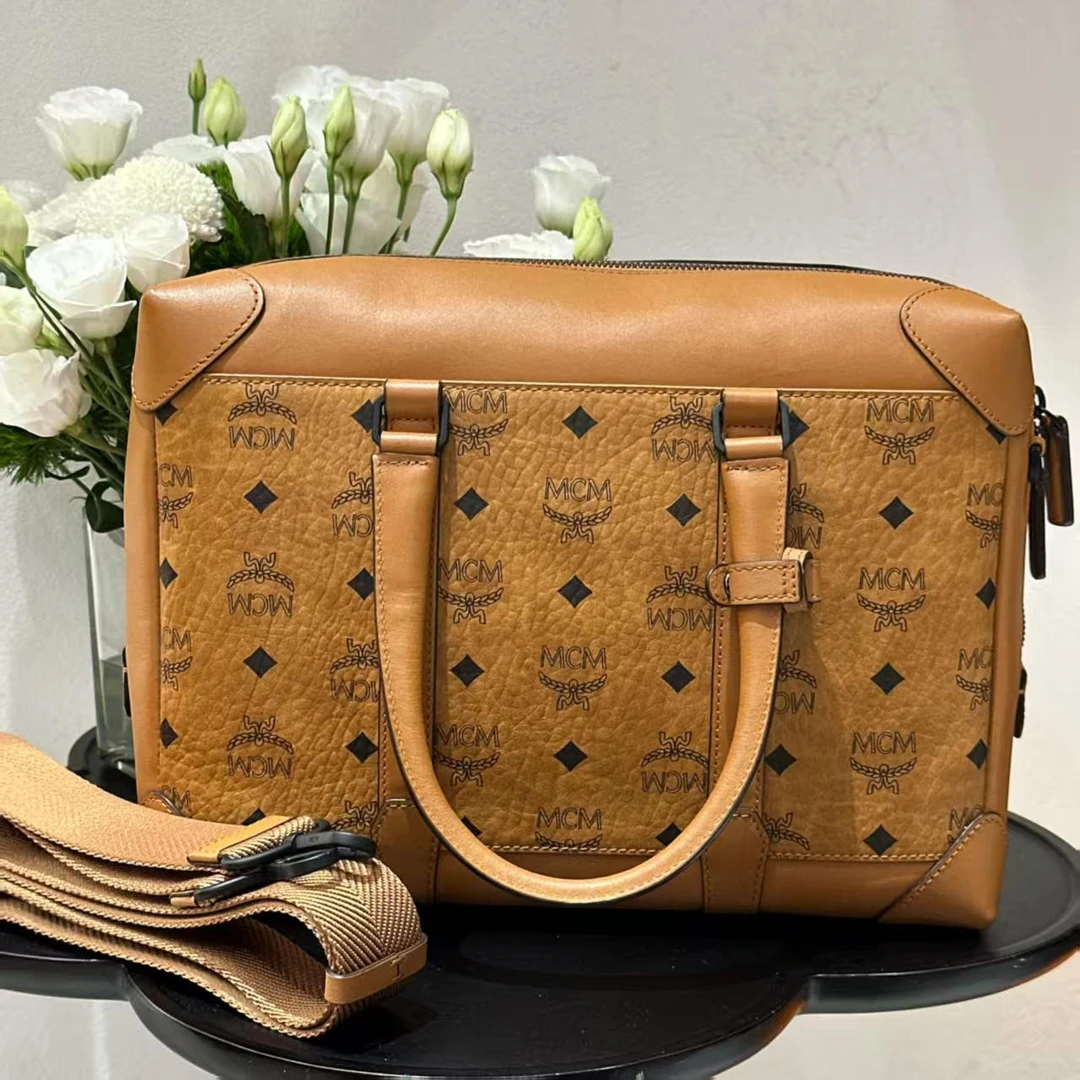 99新 MCM 99新 MCM 千邑色公文包 80902