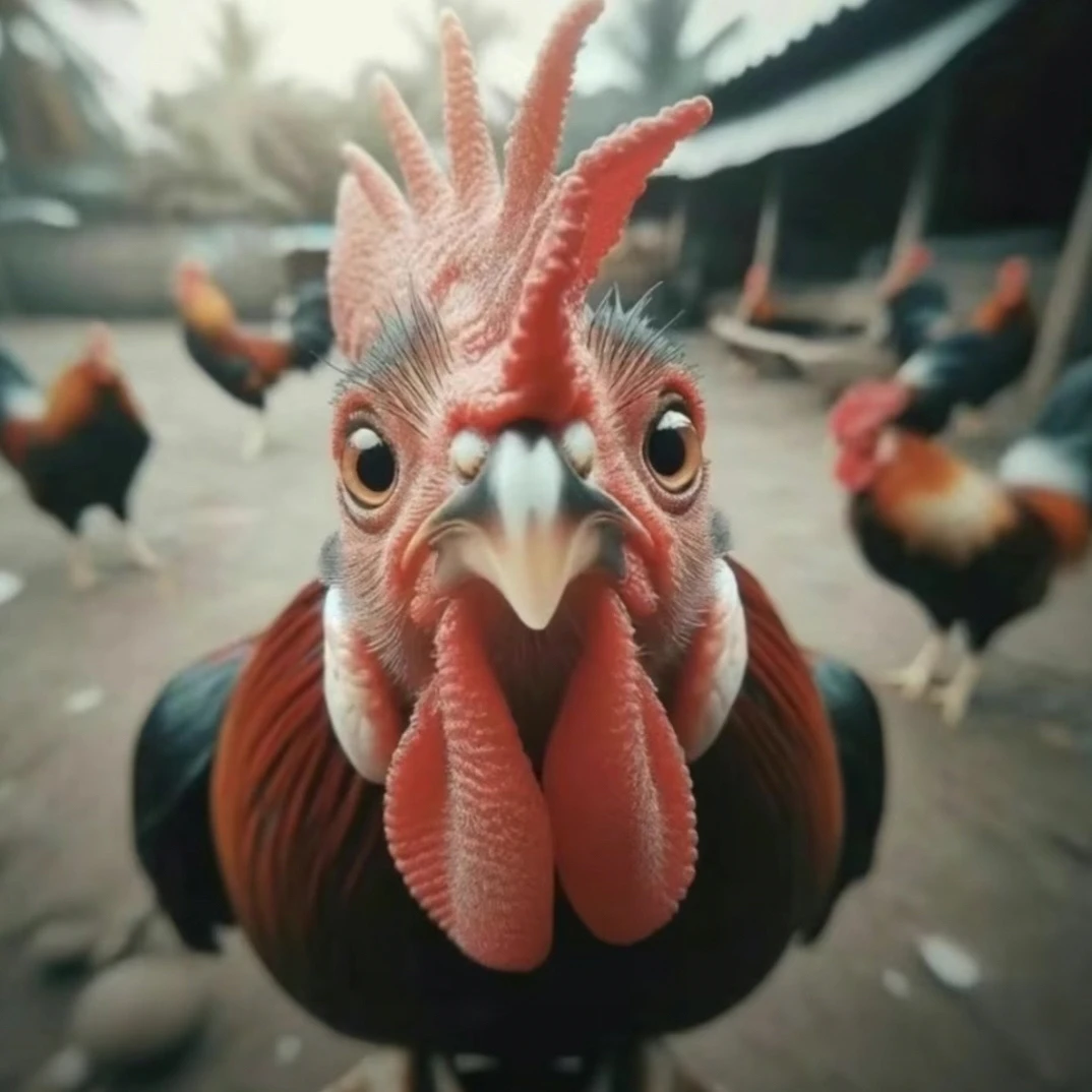 【红公鸡】散养细脚土公鸡 京东包邮