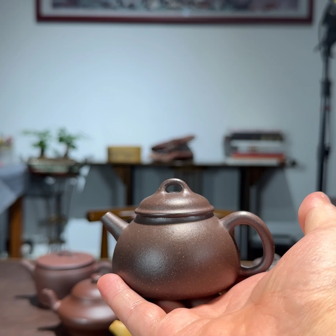 用***0茶壶紫砂天青泥笠帽