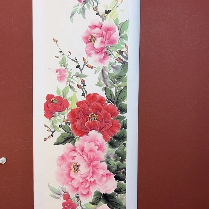 国画听兰老师花鸟