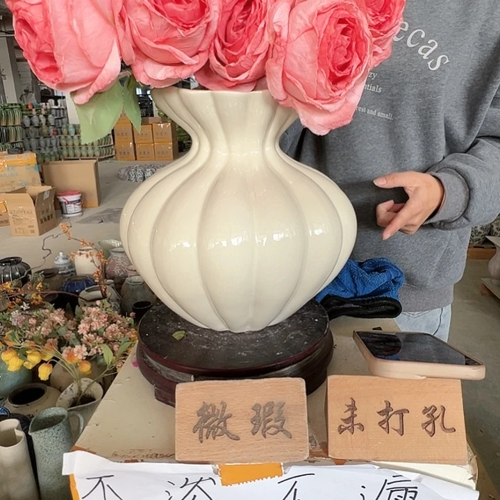 陶摆件景德镇陶瓷花瓶瑕疵专场