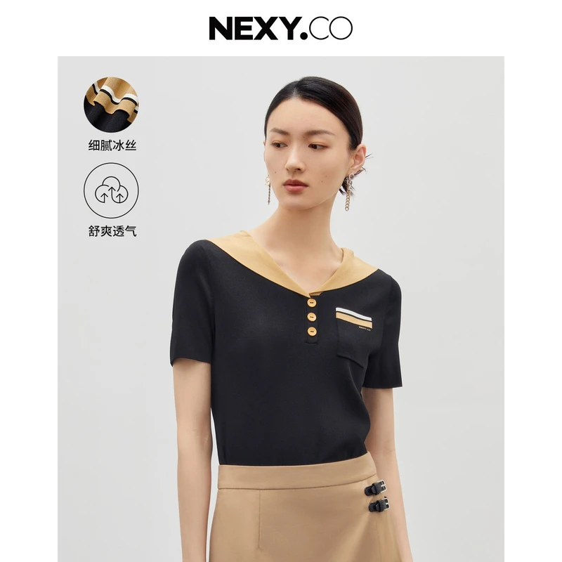 【晨粉专享价】NEXY.CO/奈蔻针织衫XZ01710W0
