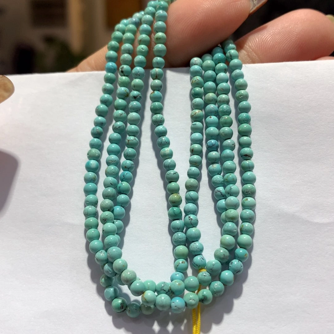 未镶嵌绿松石长链