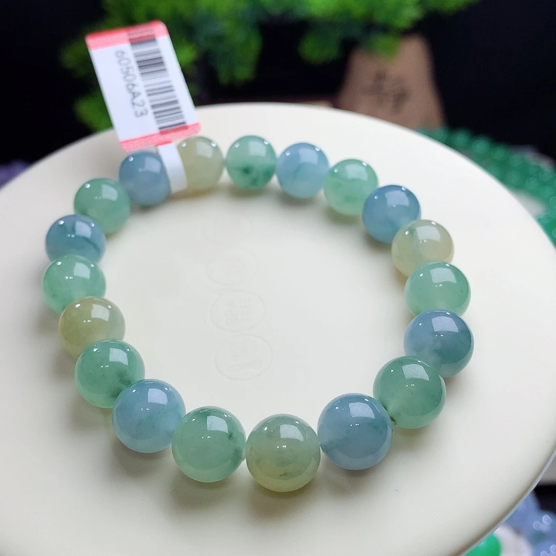 未镶嵌手串翡翠卡10mm