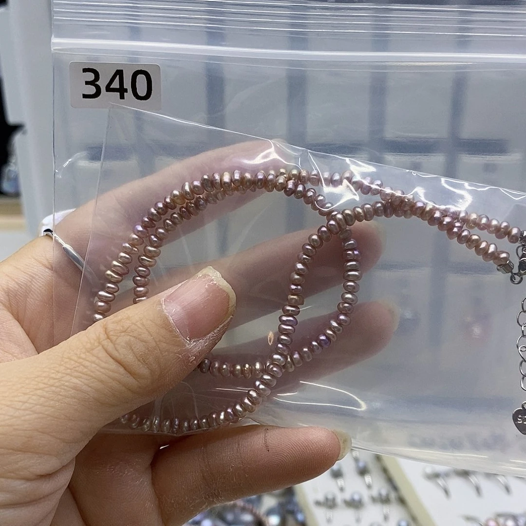 颈饰合金淡水珍珠