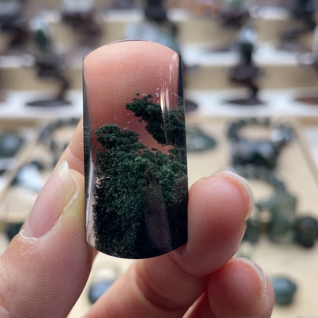 颈饰水晶未镶嵌绿幽灵聚宝盆无事牌