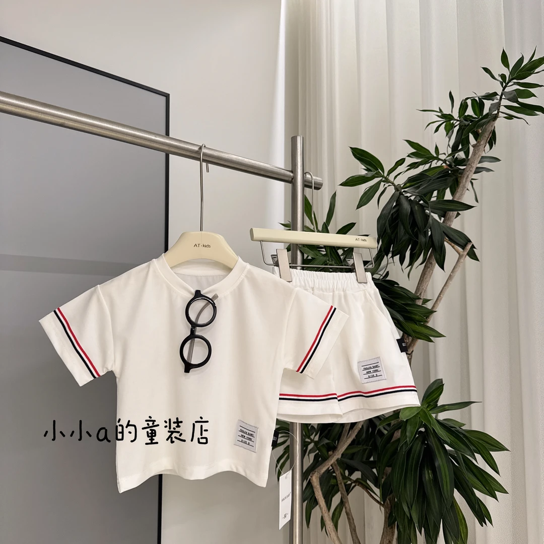 宝宝夏季衣服婴幼儿洋气小套装韩版帅气男婴休闲分体两件套夏装潮