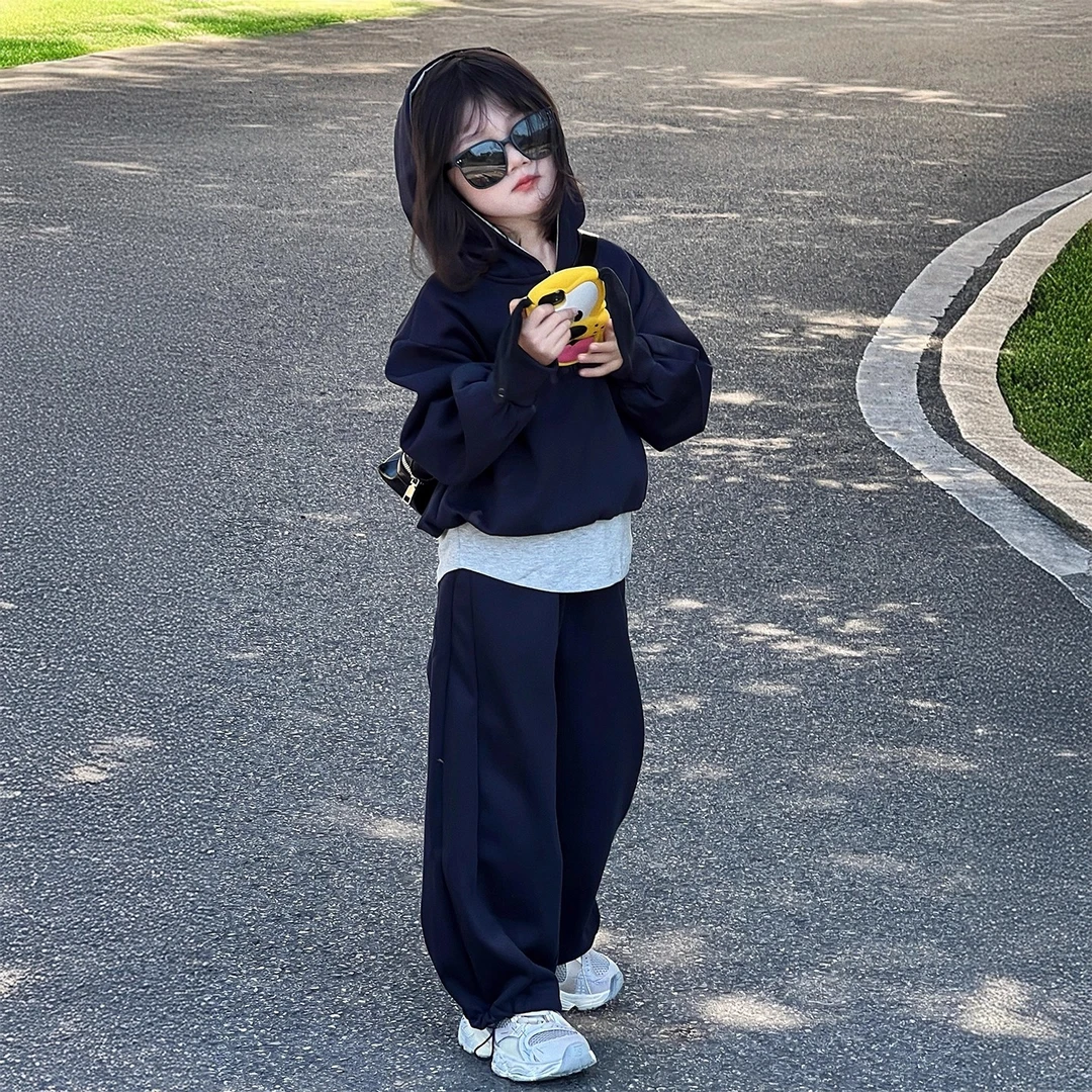 女童春秋卫衣卫裤套装2025新款洋气儿童衣服女孩运动秋装韩系穿搭