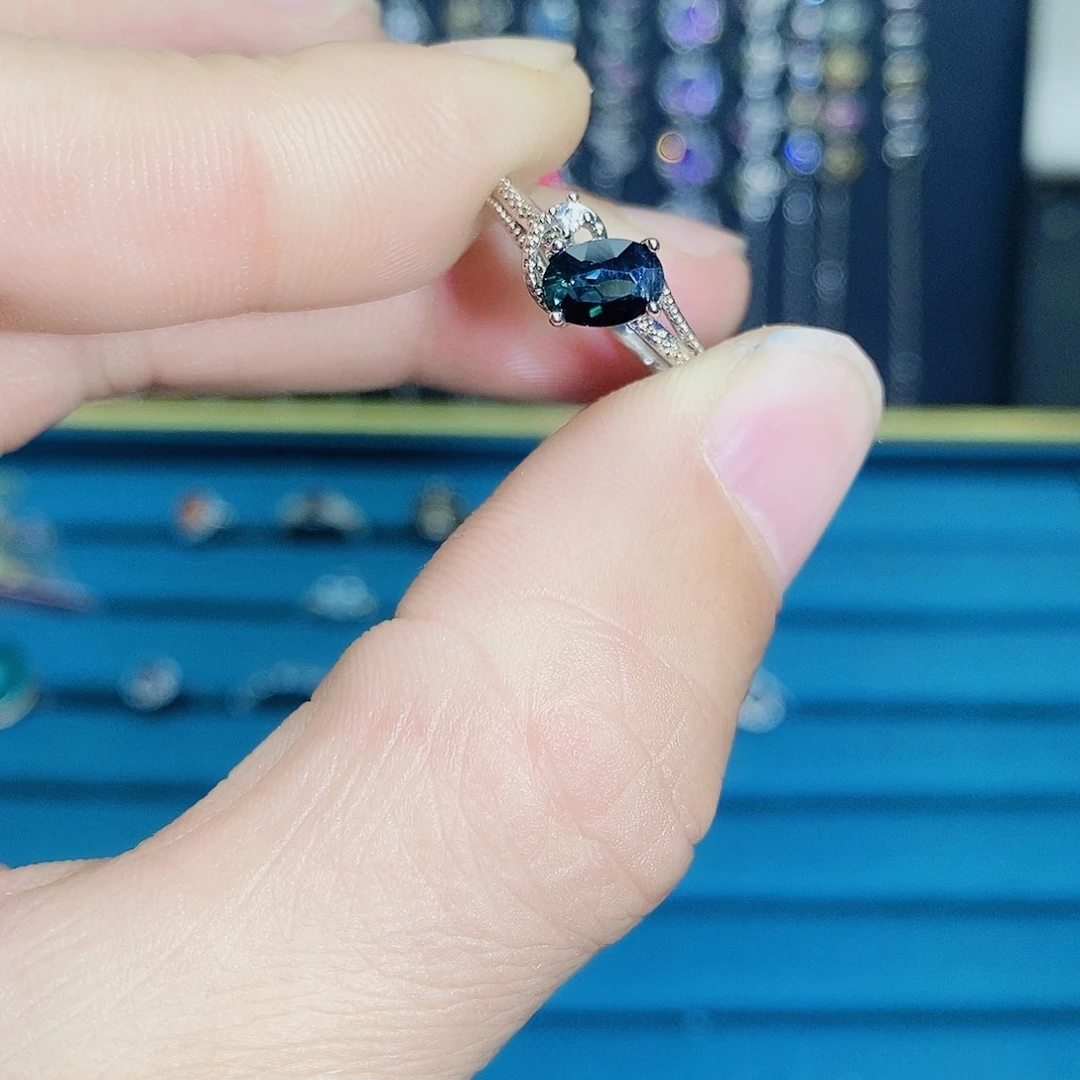 紫晶珠宝半成品银S925镶嵌