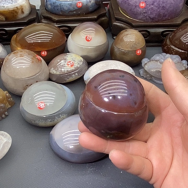 拾***荒摆件未镶嵌紫晶聚宝盆