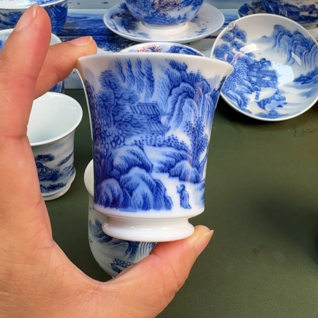 景德镇纯手绘茶具圆圆224