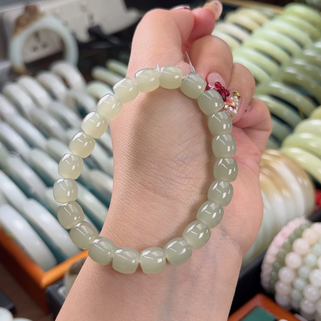 和田玉手链未镶嵌