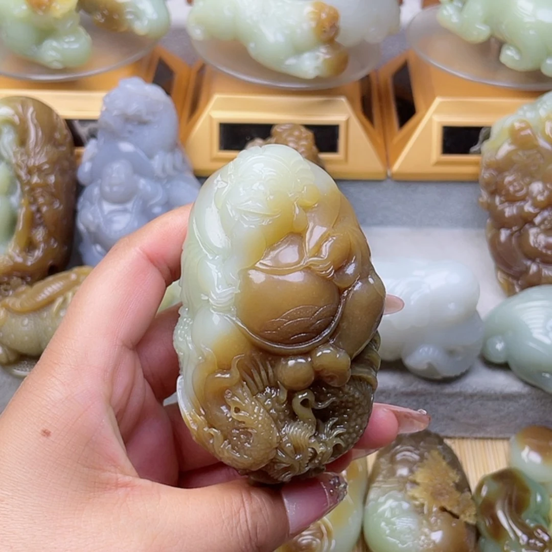 【闪购商品】未镶嵌和田玉挂件毛***仰