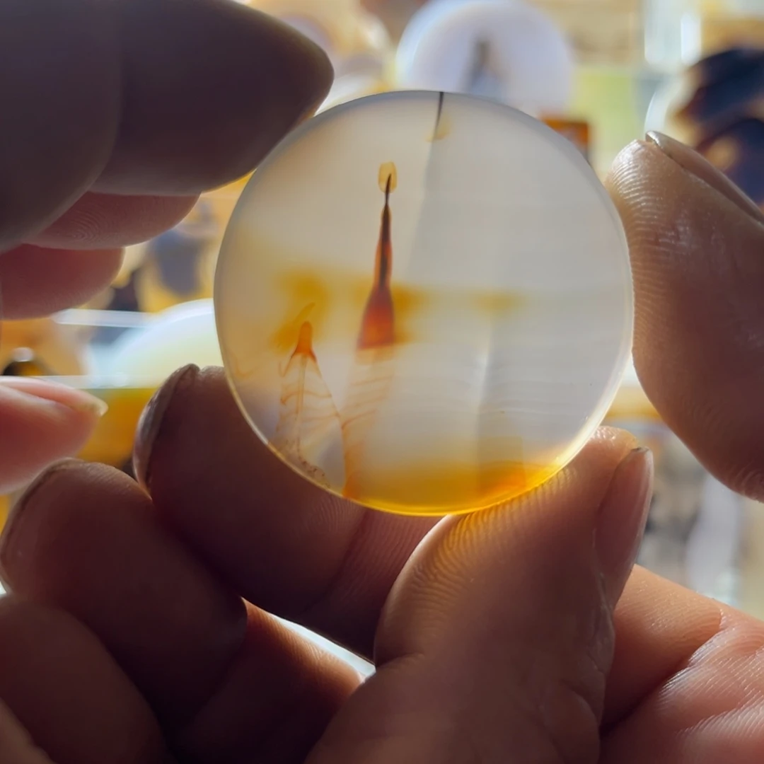 玛瑙/玉髓未镶嵌吊坠(不含链)