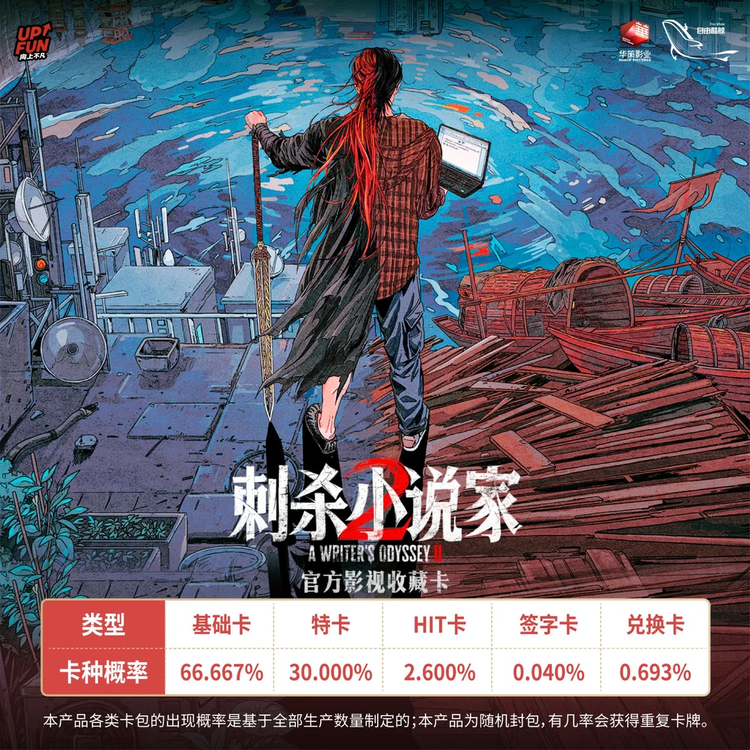 【点盒】UPFUN向上不凡-《刺杀小说家2》官方影视收藏卡