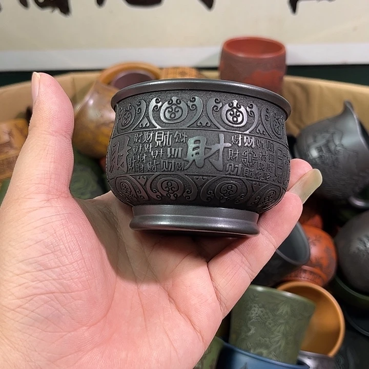 茶杯紫砂全手工紫砂主人杯