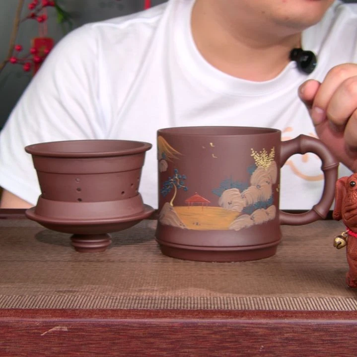 茶杯紫砂高货放漏