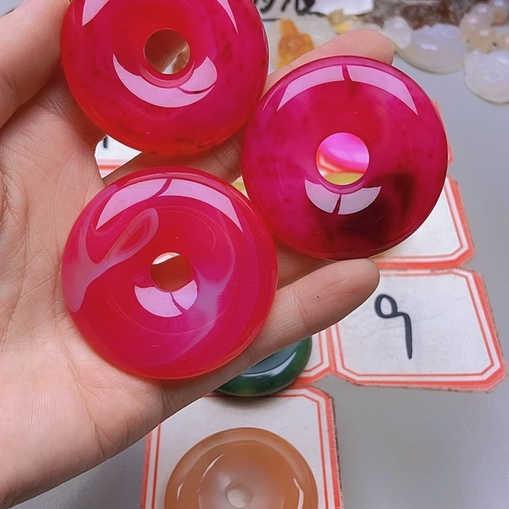 【闪购商品】未镶嵌玛瑙/玉髓珠宝半成品博*