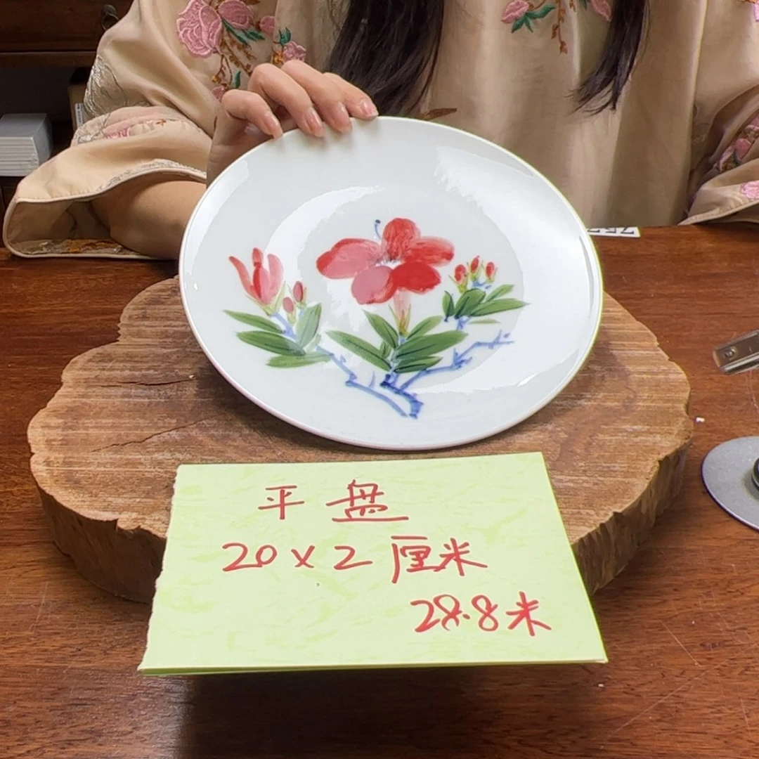 瓷片景德镇陶瓷手工手绘制作