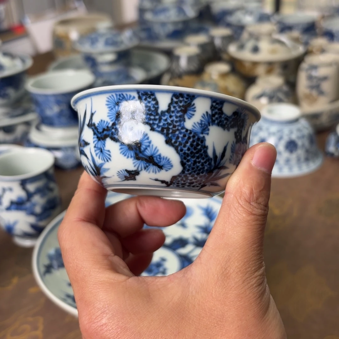 陶瓷摆件景德镇手绘茶器