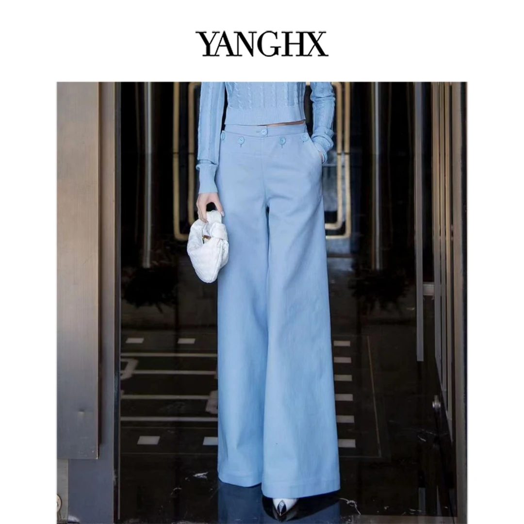 FS高织棉原创阔腿裤时尚优雅大气经典款【高端服装定制专家】