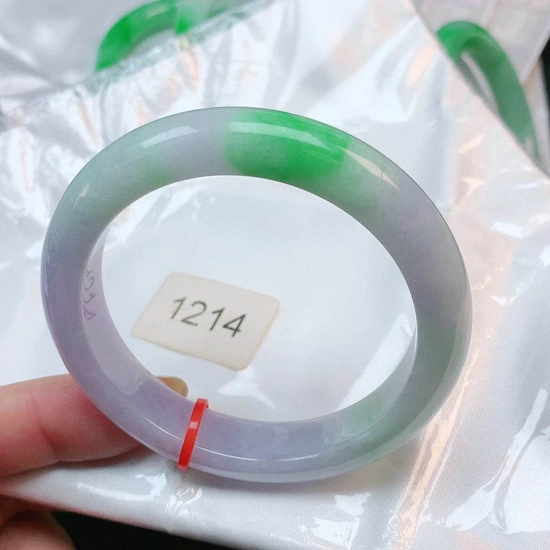 未镶嵌手镯翡翠正圈1214