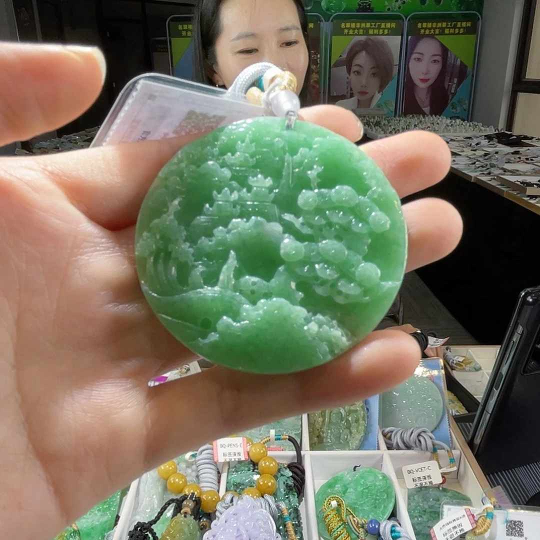 颈饰未镶嵌翡翠翡翠