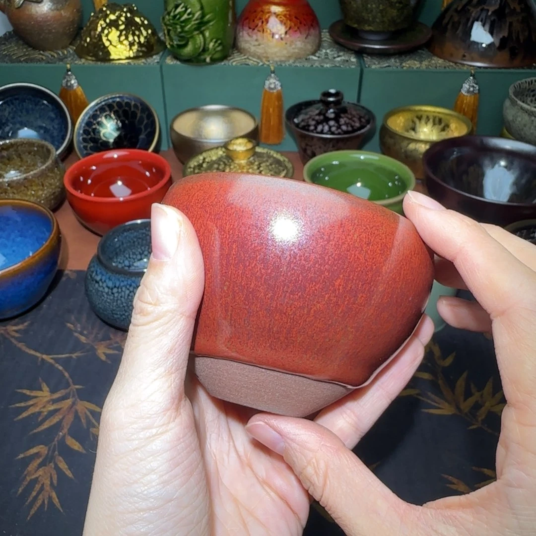 茶盏微瑕建盏，介意勿拍