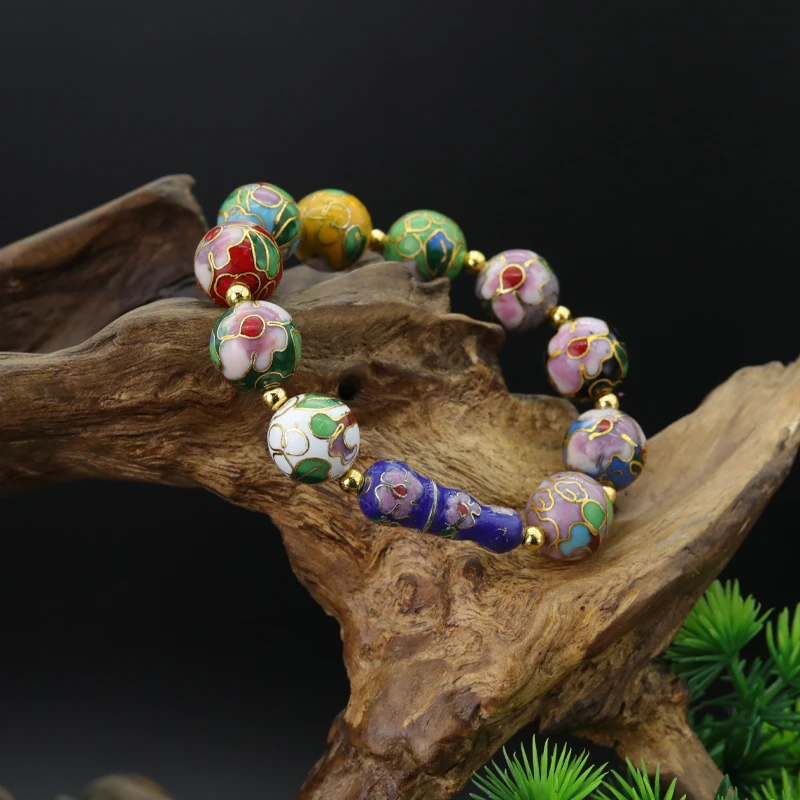 非遗景泰蓝多宝手串1.4cm