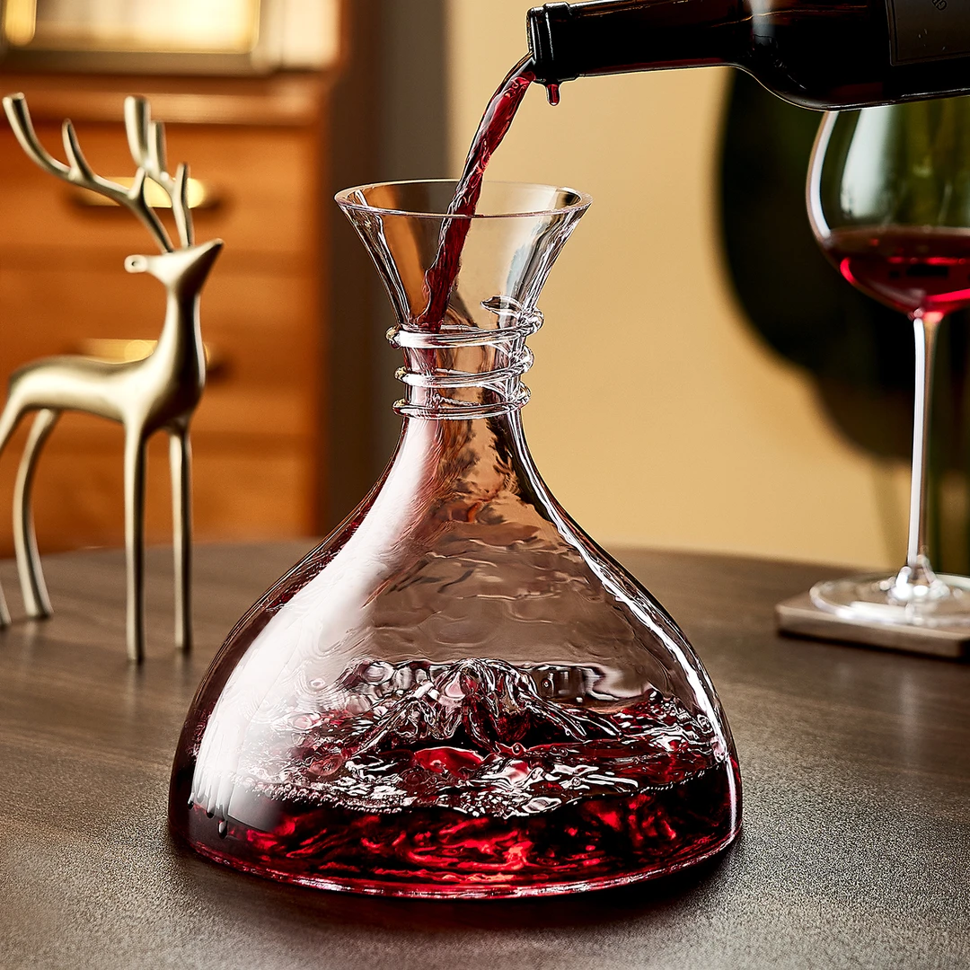 2025新款水晶玻璃醒酒器红酒家用高级感白酒快速分酒器酒壶大容量