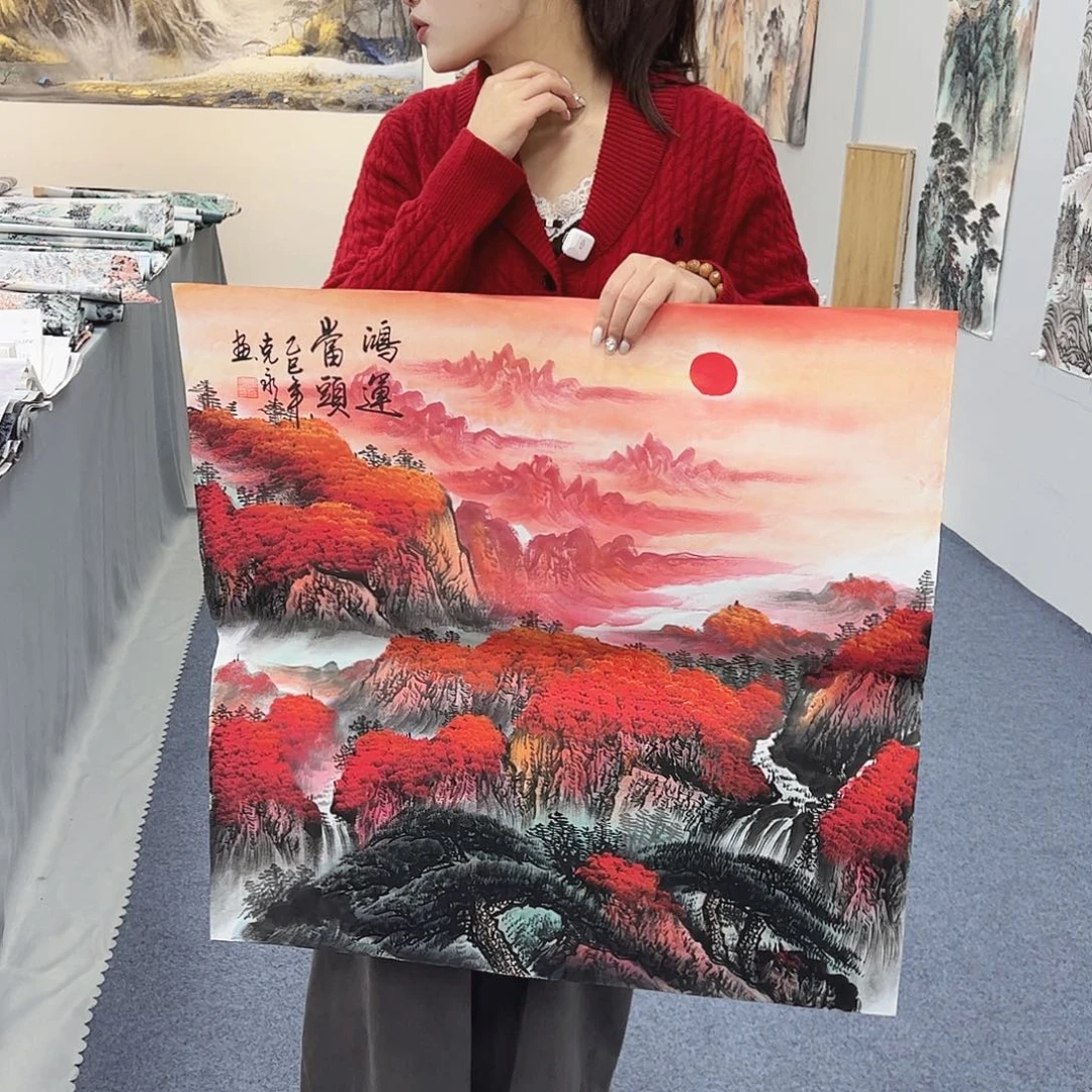 国画国画作品纯手绘