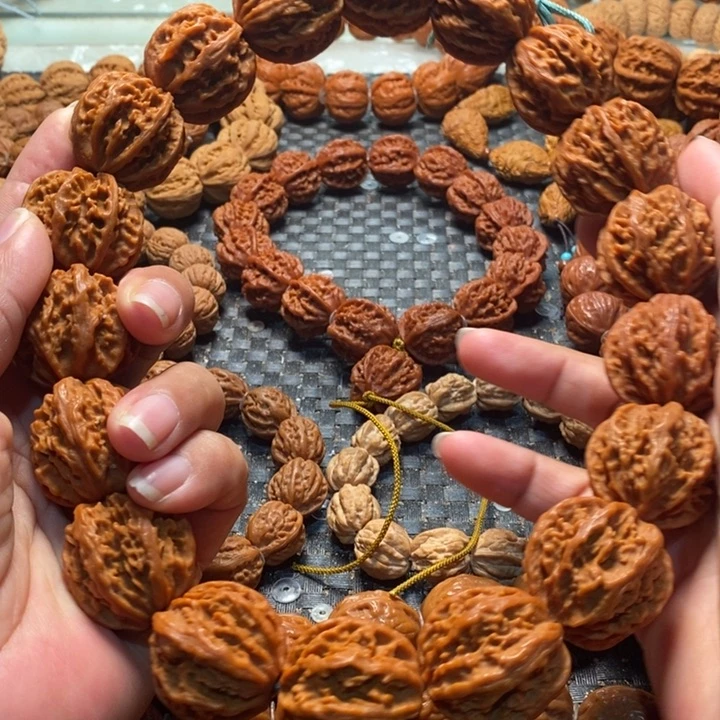 手串文玩核桃粗筋八棱