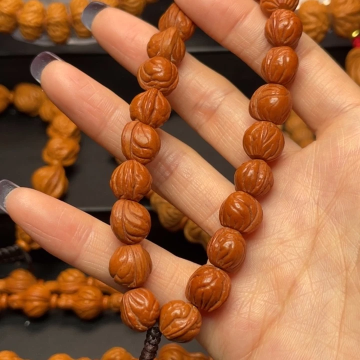 桃核手串龙纹桃核