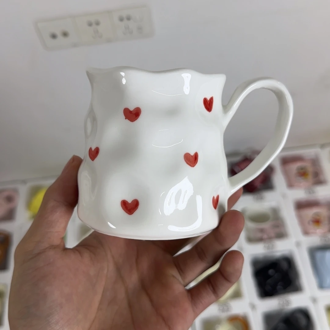 软****无盖款陶瓷爱心杯