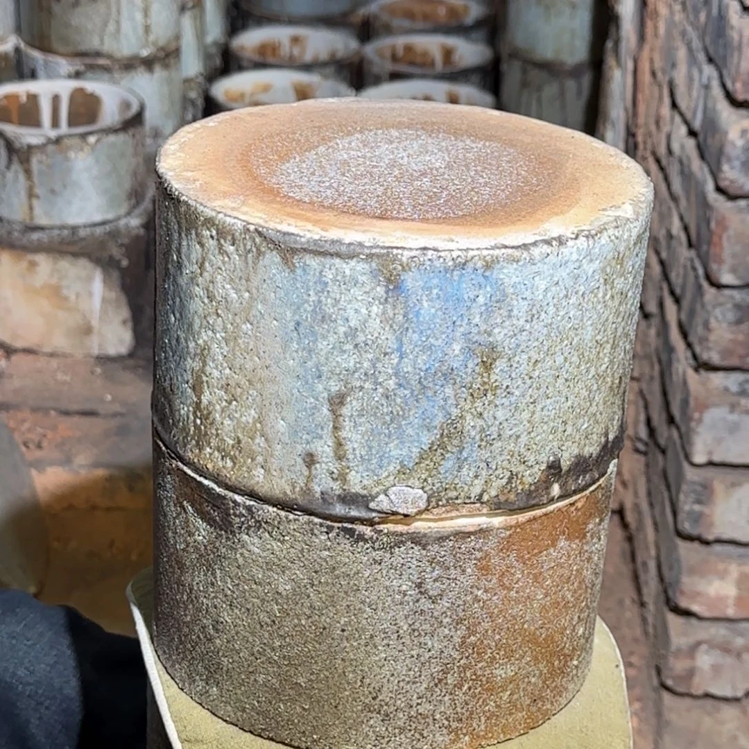 茶盏光***岛和远柴窑柴烧大器