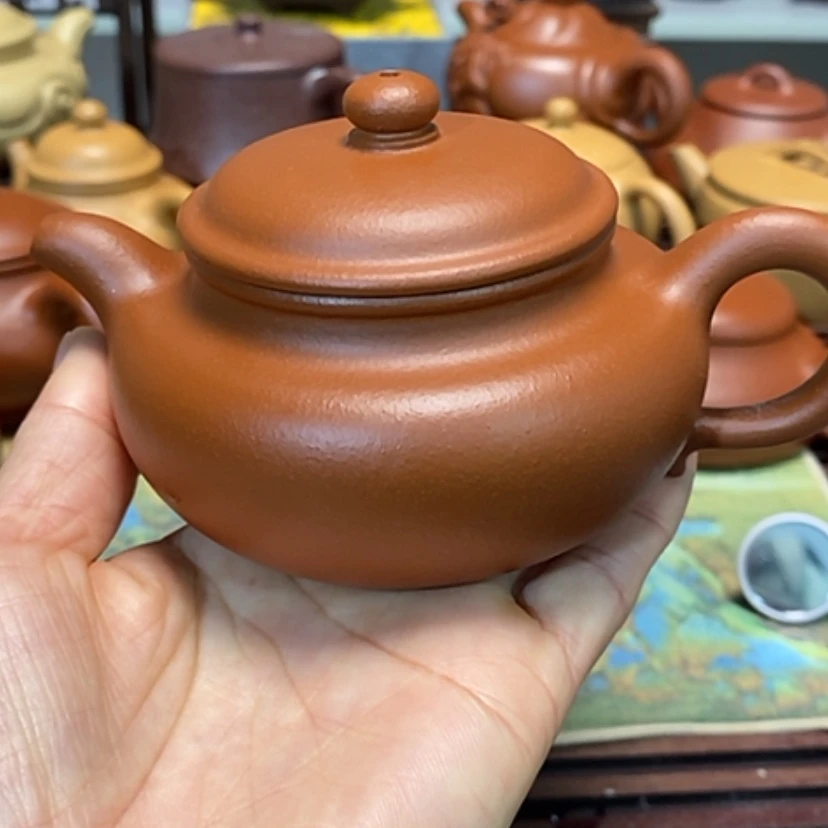【闪购商品】紫砂茶壶朱泥半手工180毫升