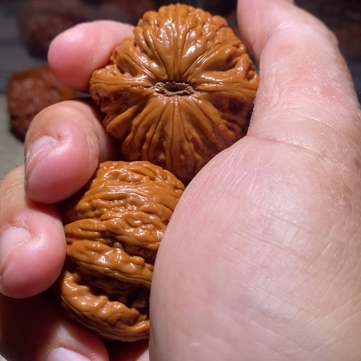 摹***古文玩核桃吊坠核桃