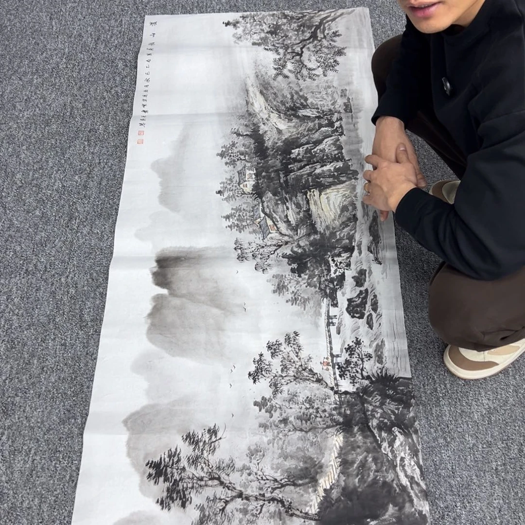 国画纯手绘字画宣纸