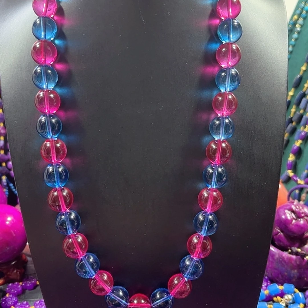 【闪购商品】琉璃颈饰A*n舒具石老油料6