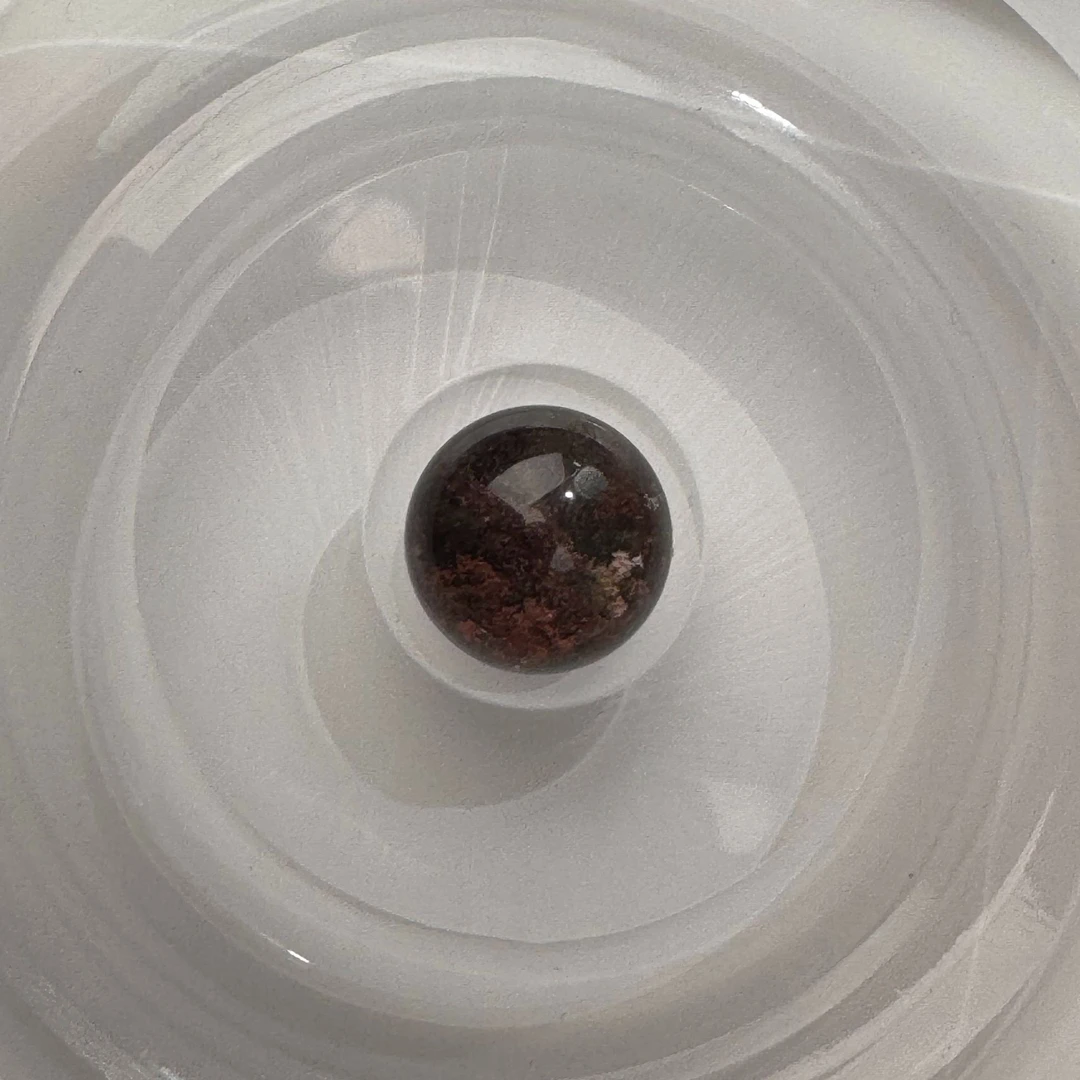 天然水晶绿幽灵单株